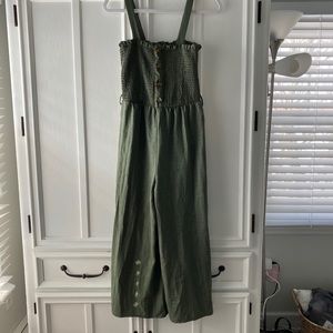 Army Green Jumpsuit